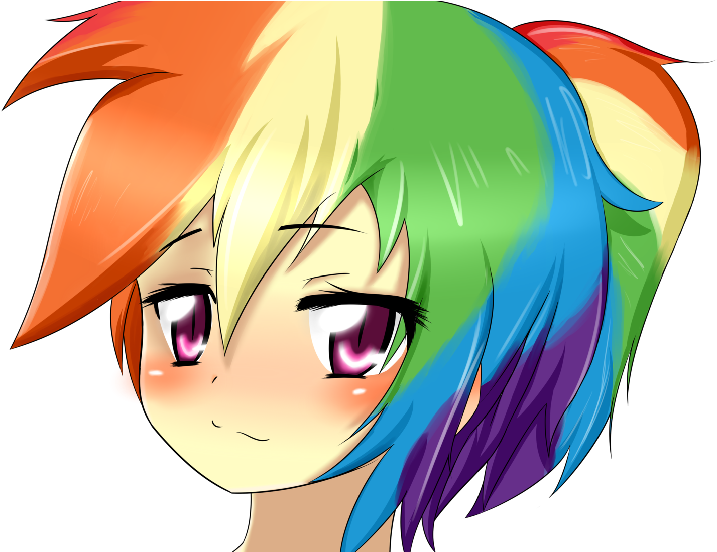 Human Dashie By Misterbrony Human Dashie By Misterbrony - Rainbow Dash Human Anime (1600x1099)