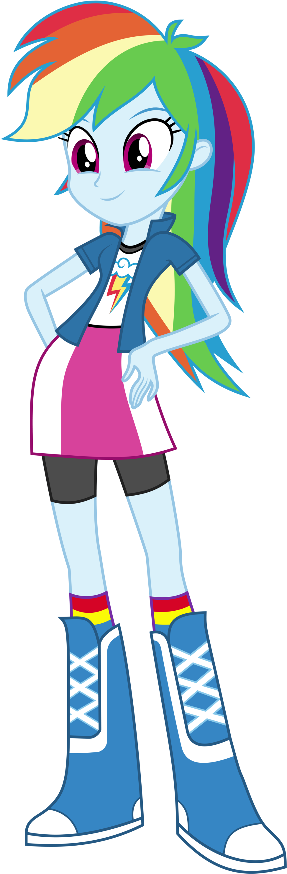 Rainbow Dash Deal With It Download - My Little Pony Equestria Girls Rainbow Dash (1024x2988)