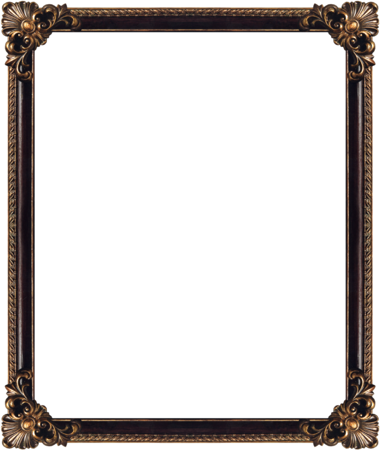 I Love Vintage Picture Frames And Am Constantly Adding - Metal Photo Frame Png (808x927)
