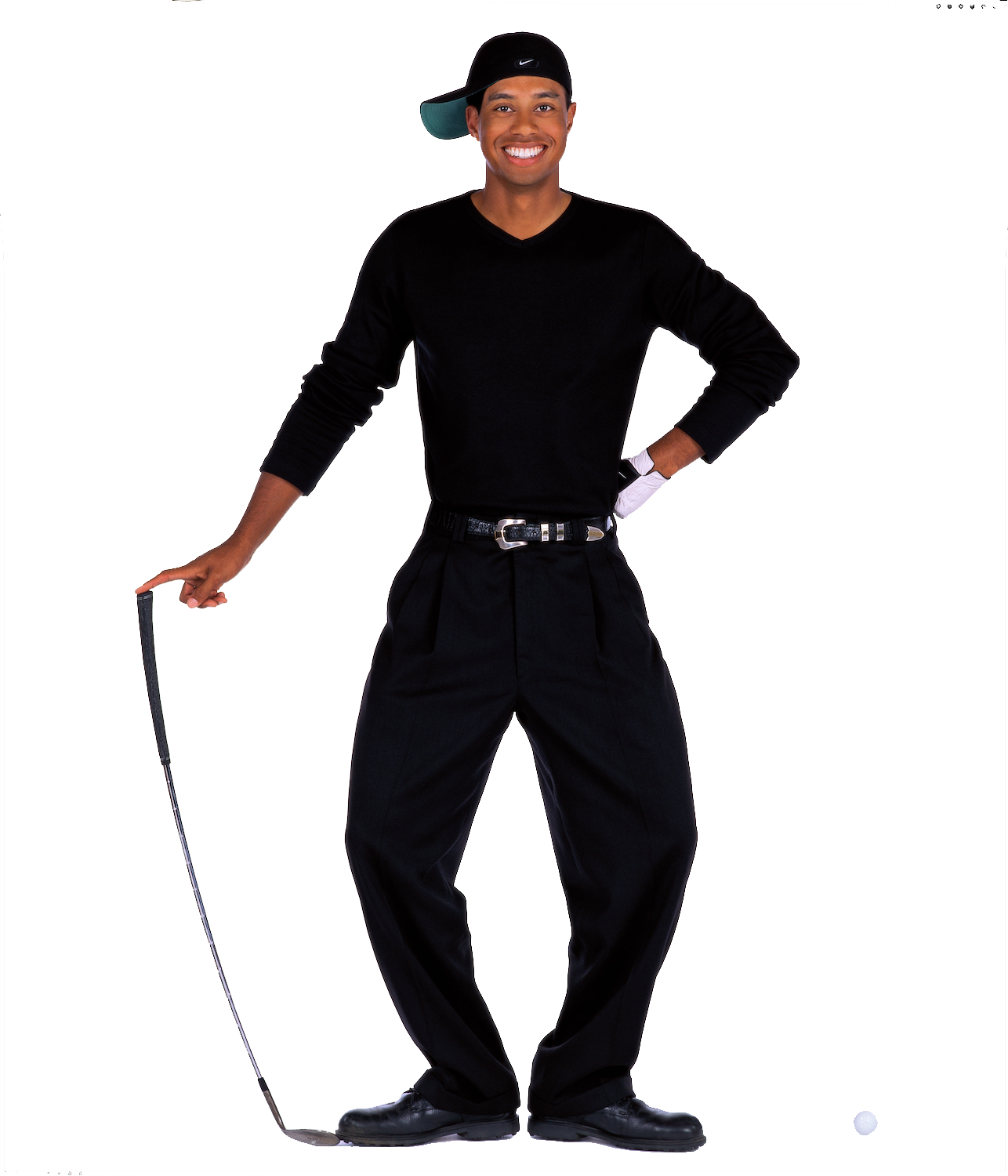 Tiger Woods Clipart - Tiger Woods 1998 Clothing (1286x1500)