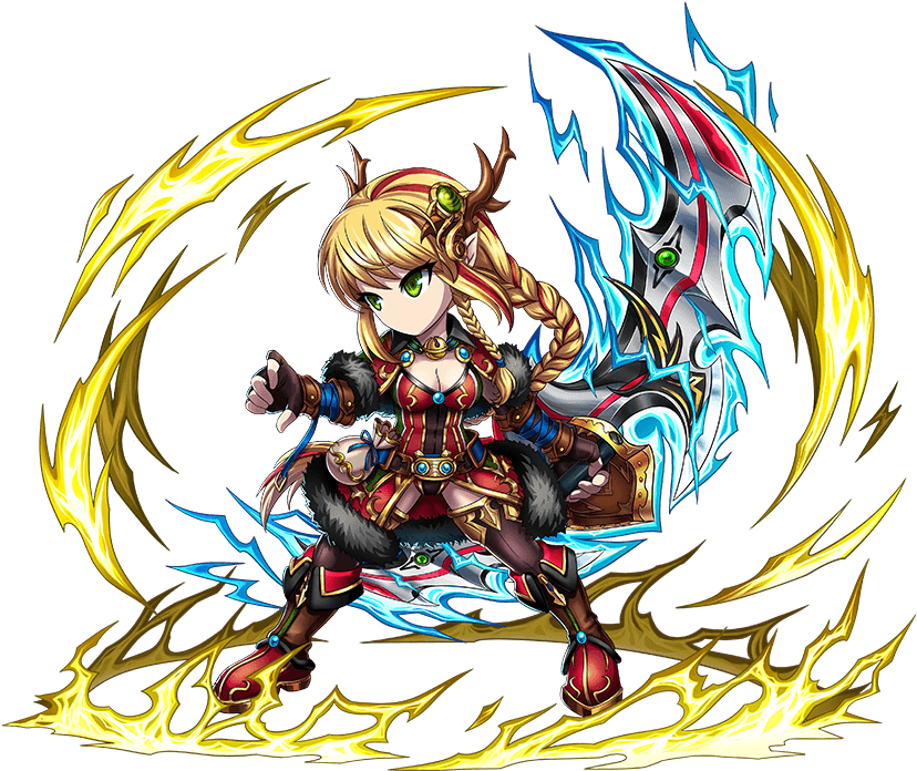 Unit Art - Brave Frontier Christmas Units (888x756)