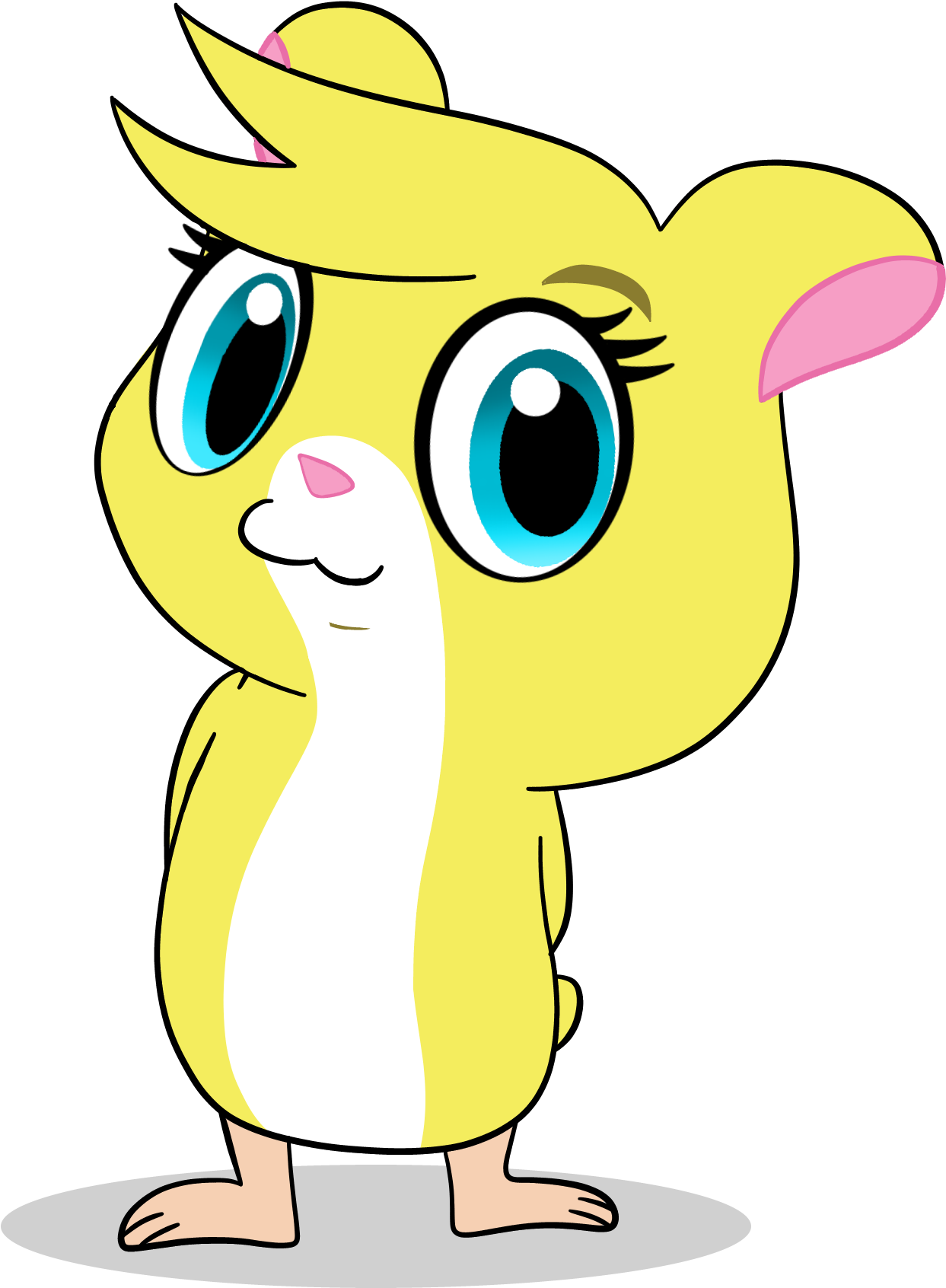 Polly And The Zhu Zhu Pets - Digital Art (2000x2000)