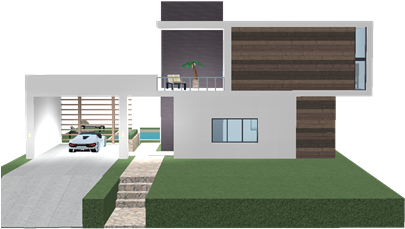 Modern House Png Image - Cute Roblox Houses (420x420)