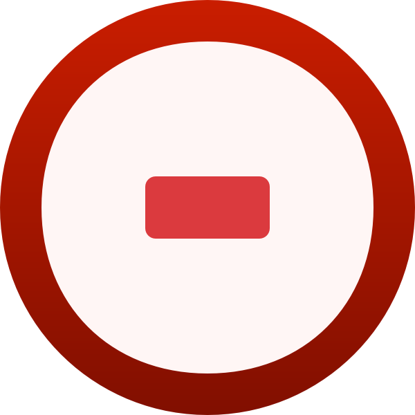 Incomplete Symbol Clip Art At Clker - Señal De Transito Circulo Rojo (600x600)