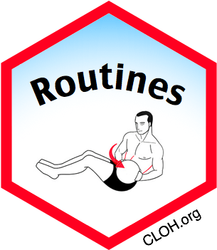 Routines, Digital Badge From Cloh - Badge (350x350)
