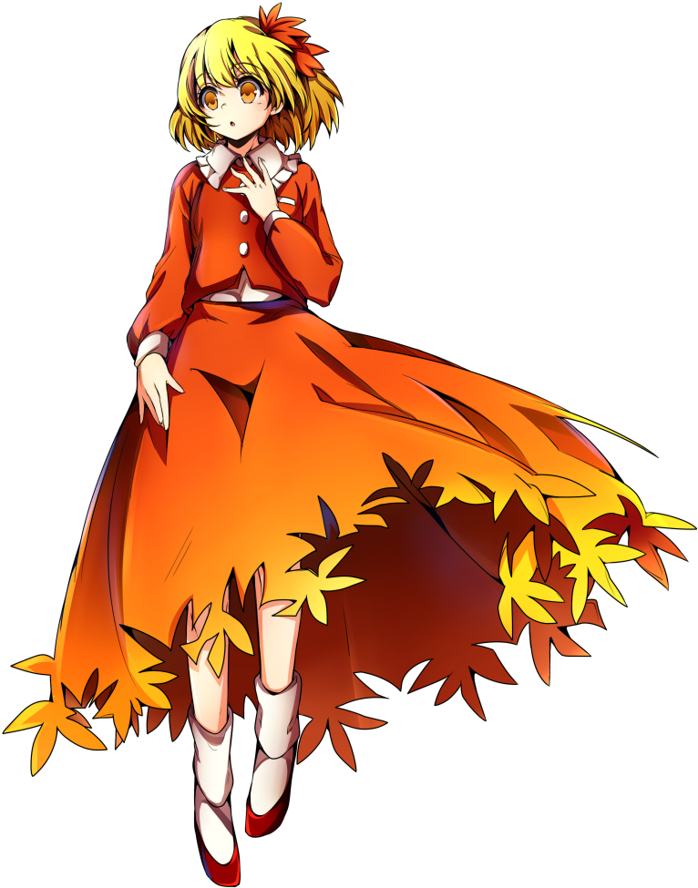 Touhou Project- Shizuha Aki Artwork By Baba - Touhou Shizuha Aki (850x992)