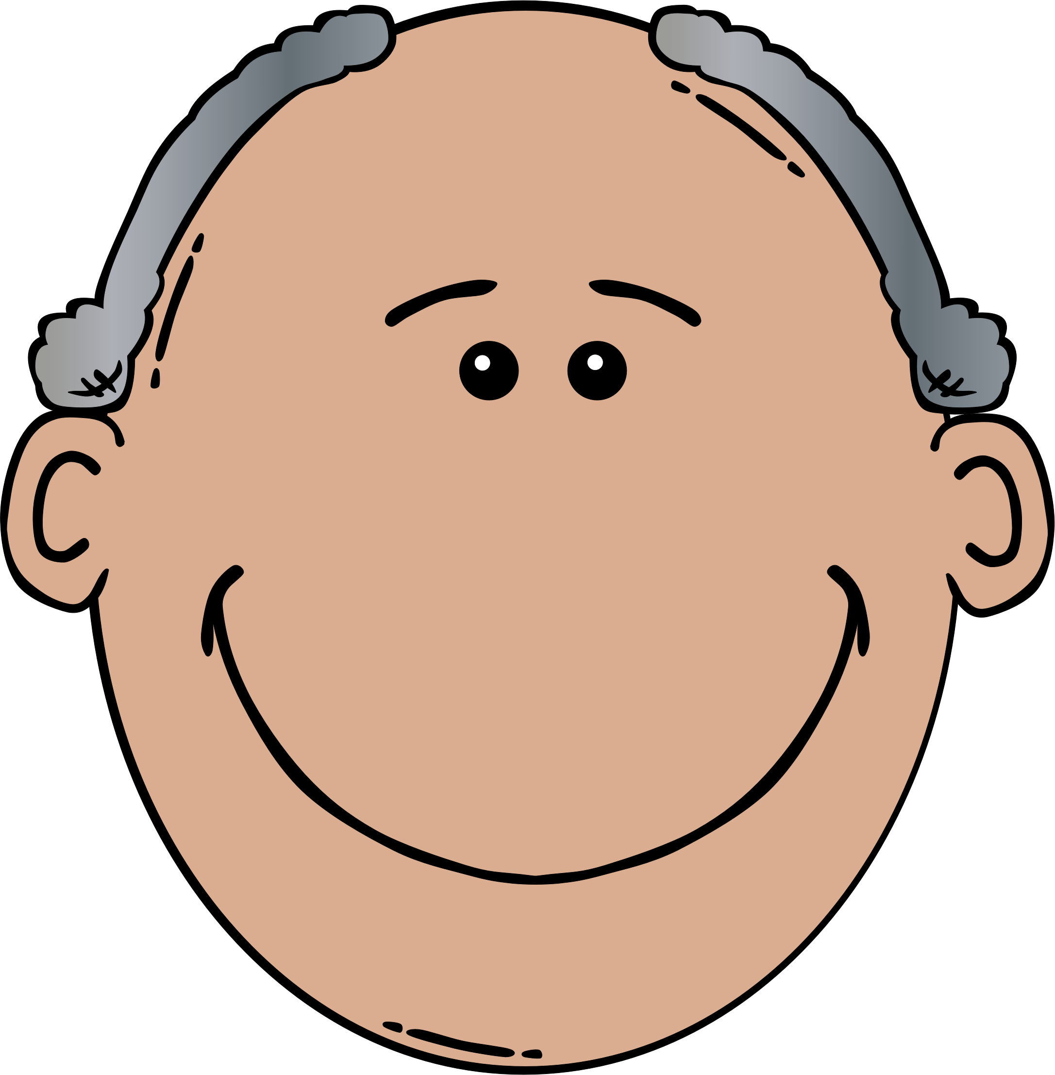 Old Man Clip Art Old Men Clipart - Old Man Face Clipart (2173x2214)