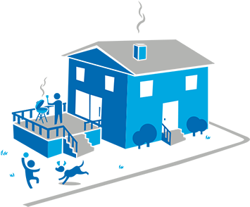 Homeowners Insurance Illustration - House (500x300)