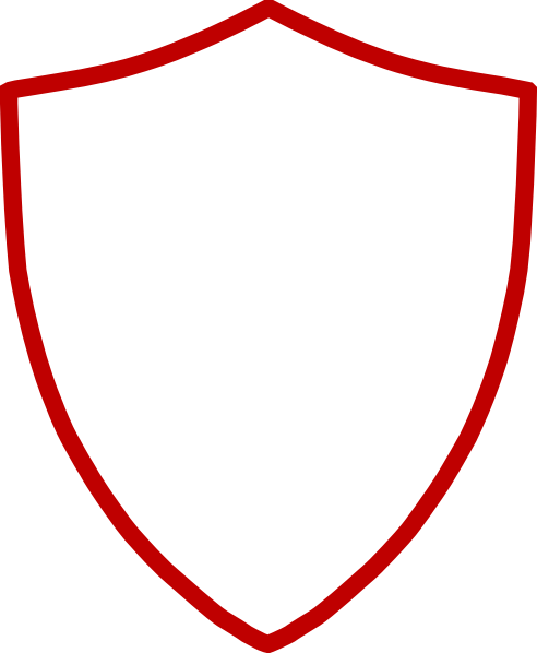 Escudo Clip Art At Clker - Escudos De Futbol Para Editar (492x598)