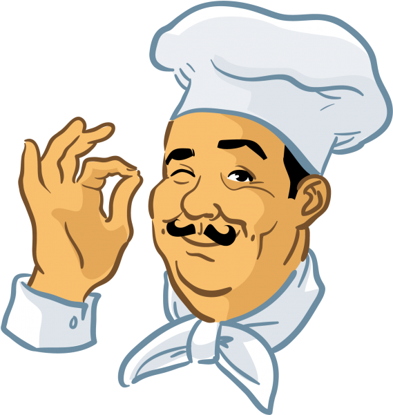 Chef Cooking Clip Art - Chef Clipart (600x600)