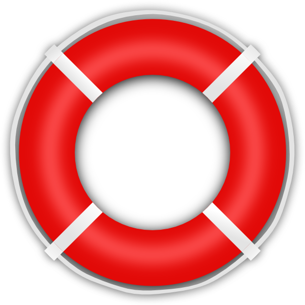 Lifeguard Float Ring Ring Clipart Lifeguard Pencil - Life Saver Clip Art No Background (600x600)
