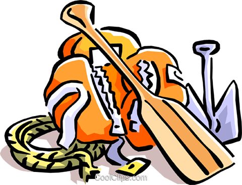 Canoe Paddle Clipart Cool Canoe - Boating Safety Clip Art (480x368)
