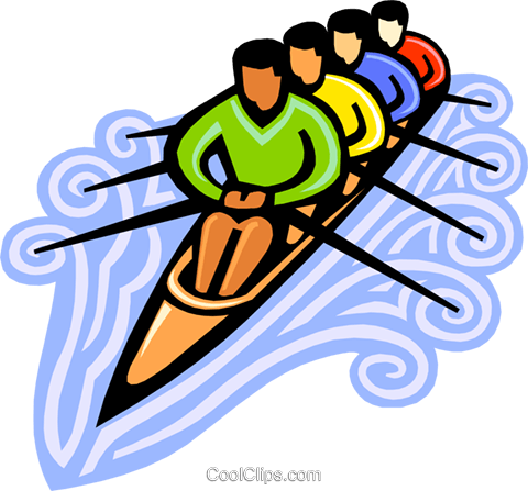 Rowing Clipart - Rowing Boat Clipart Png (480x447)