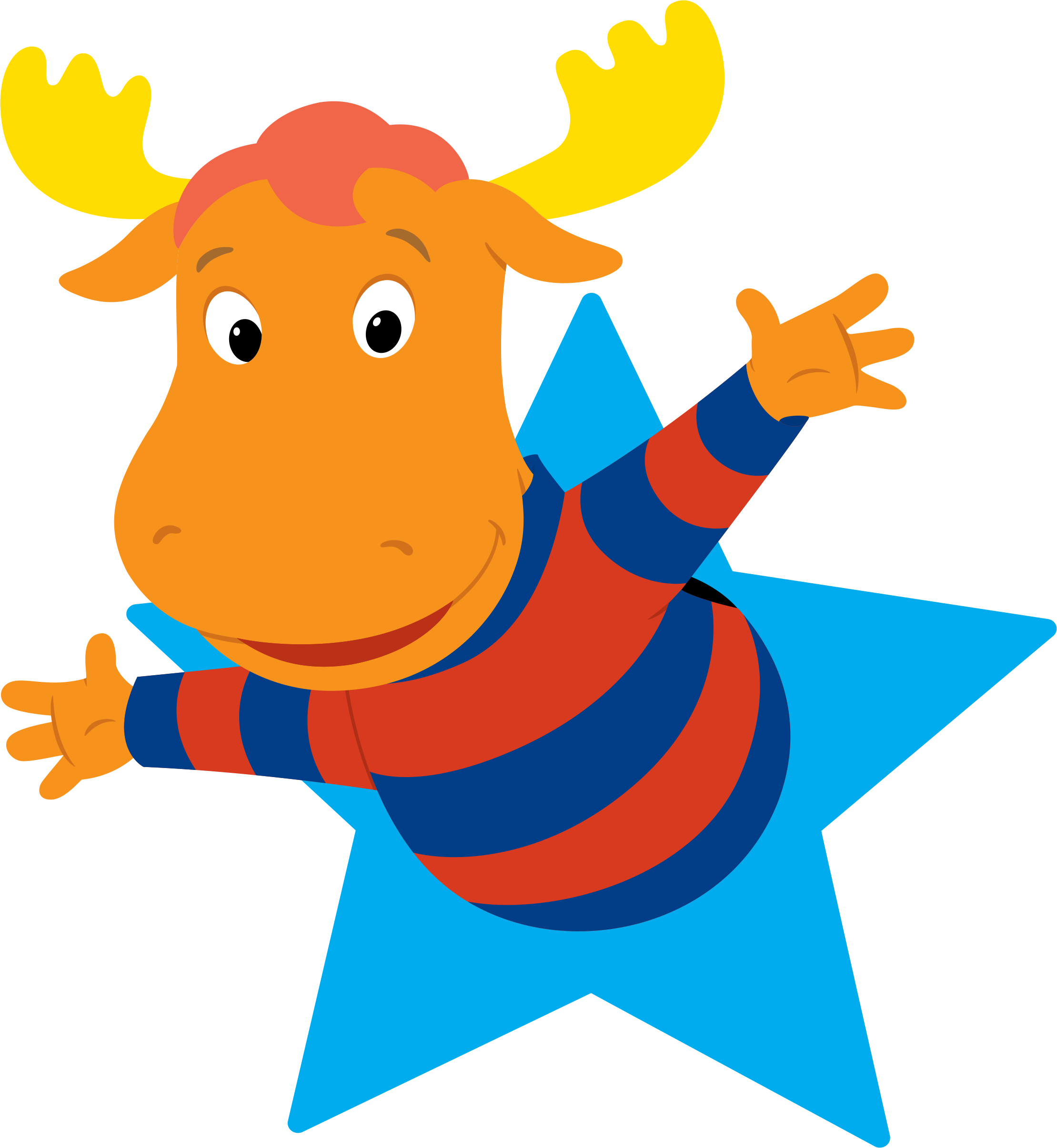 The Backyardigans Tyrone In Star Nickelodeon Character - Backyardigans (2219x2411)