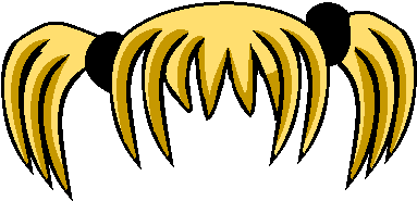28 Collection Of Blonde Hair Clipart Png - Blonde Hair Clipart Png (555x263)