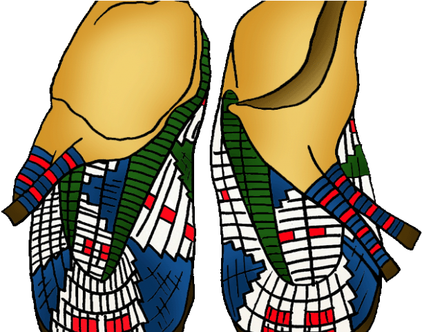 Native American Clipart Moccasin - Moccasins Clip Art (640x480)