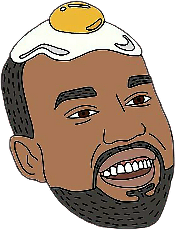 Eggs Over Yeezy🍳 Eggs Kanye Music Rap Hiphop Rnb Kanye - Music (560x736)