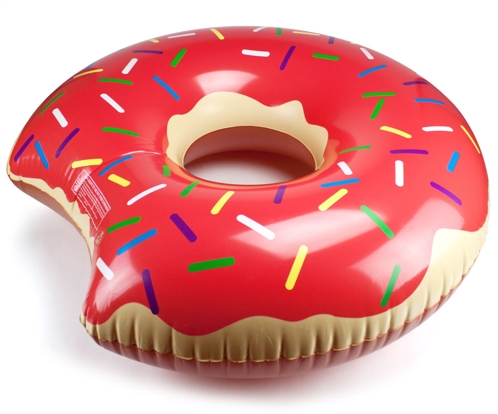 49″ Jumbo Donut Pool Float - Brybelly 49" Jumbo Donut Pool Float (1000x1000)