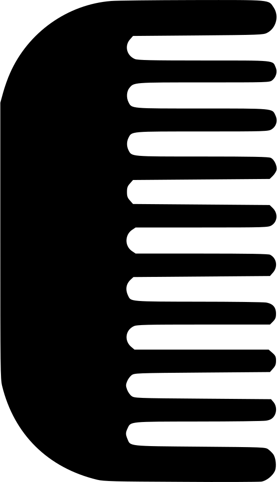 Comb Hair Comments - Circle (564x980)