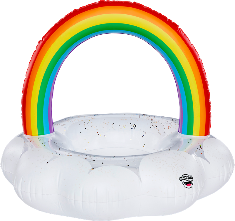 Pool Float Giant Rainbow Cloud - Rainbow Pool Float (800x754)