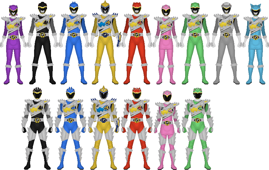 All The Power Rangers In Dino Charge (876x554)