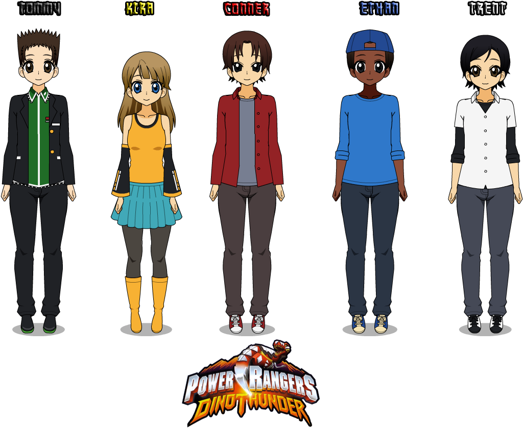 Kisekae Power Rangers Dino Thunder By Camilosama - Power Rangers Dino Thunder (1200x900)