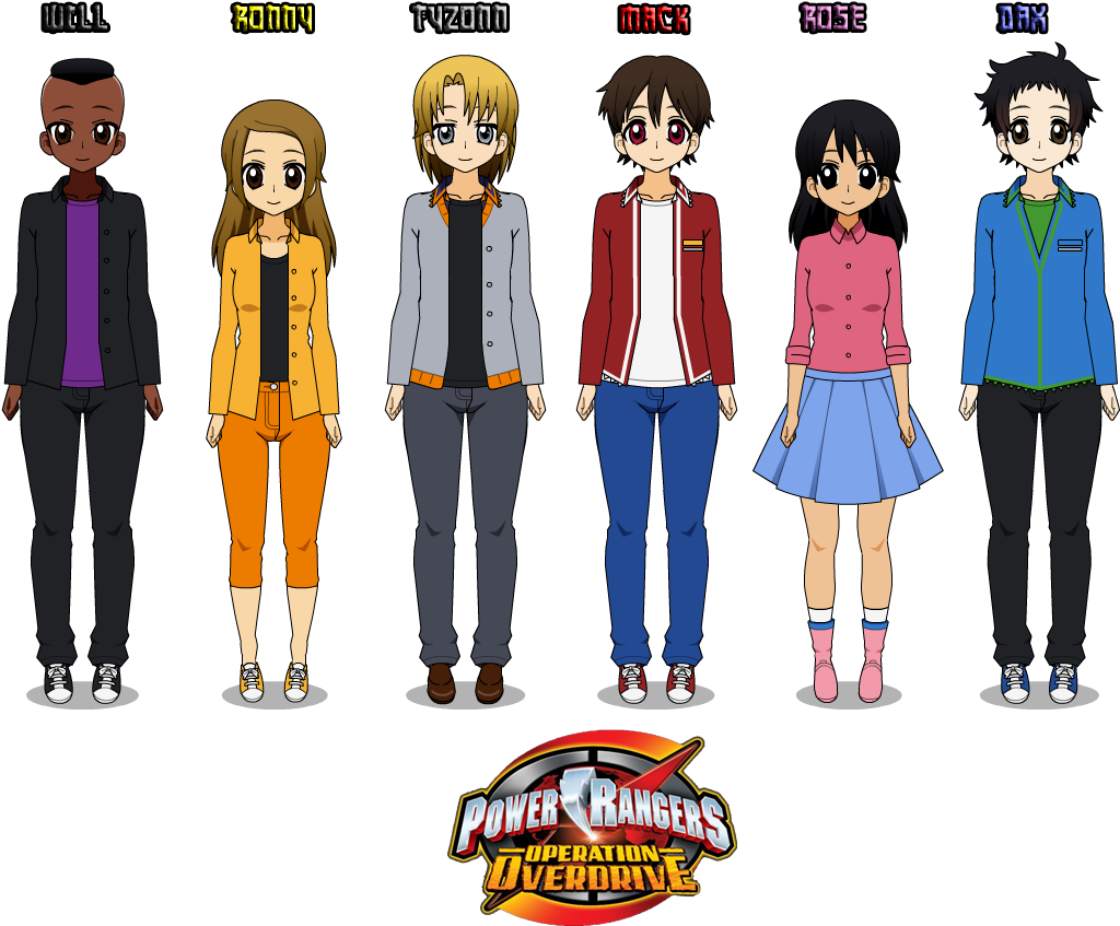 Kisekae Power Rangers Operation Overdrive By Camilosama - Power Rangers Operation Overdrive (1200x900)