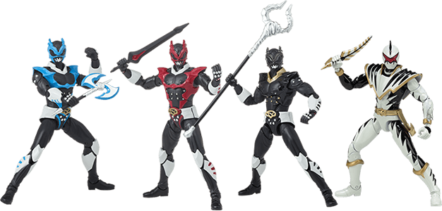 Got Some More Press Images Of The Upcoming Legacy Figures - Power Rangers Legacy Psycho Rangers (626x300)