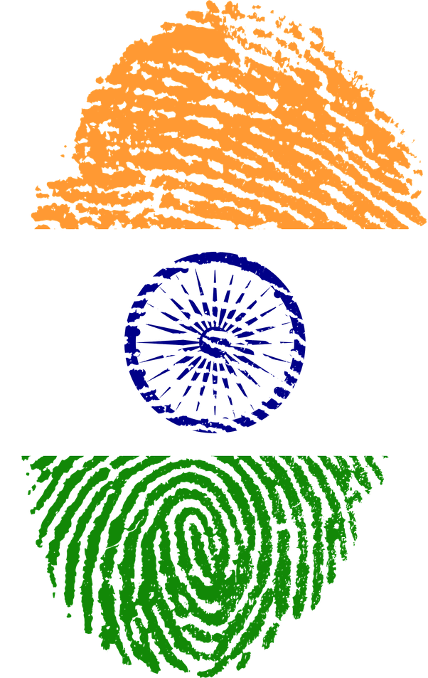 Aadhaar Card Or We Change Our Address And Need To Update - Indian Flag Png Effect (602x953)