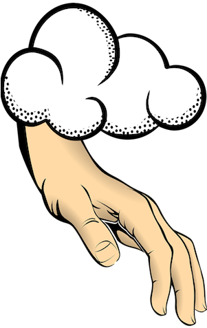 A Hand Reaching Out Of A Cloud - A Hand Reaching Out Of A Cloud (300x507)