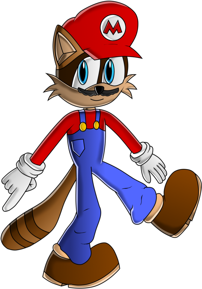 Mario The Raccoon - Poop Mario (762x1048)