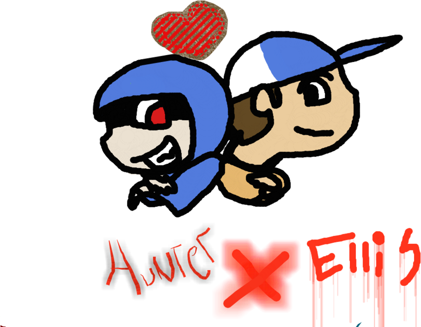 Hunter X Ellis By Poopman446 - Cartoon (900x652)