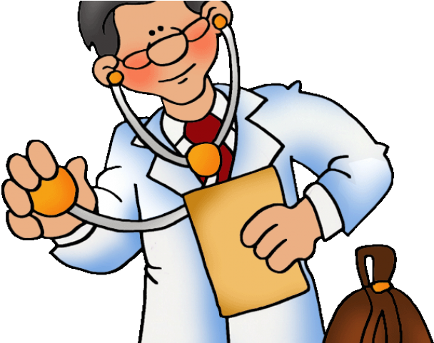 Kawaii Doctor Cliparts - Flashcard Of A Doctor (640x480)
