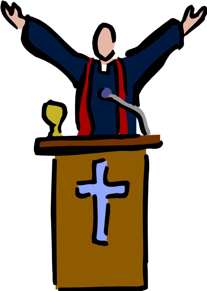 Religion - Preacher Clipart (692x962)
