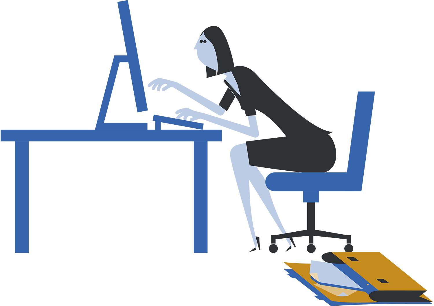 Start A Free Trial - Office Chair (1500x1058)