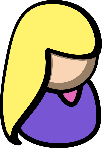Girl Symbol Clip Art At Clker - Girl Symbol (408x593)