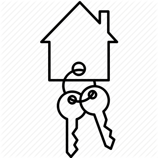 Move Clipart Buying House - House Key Icon (512x512)