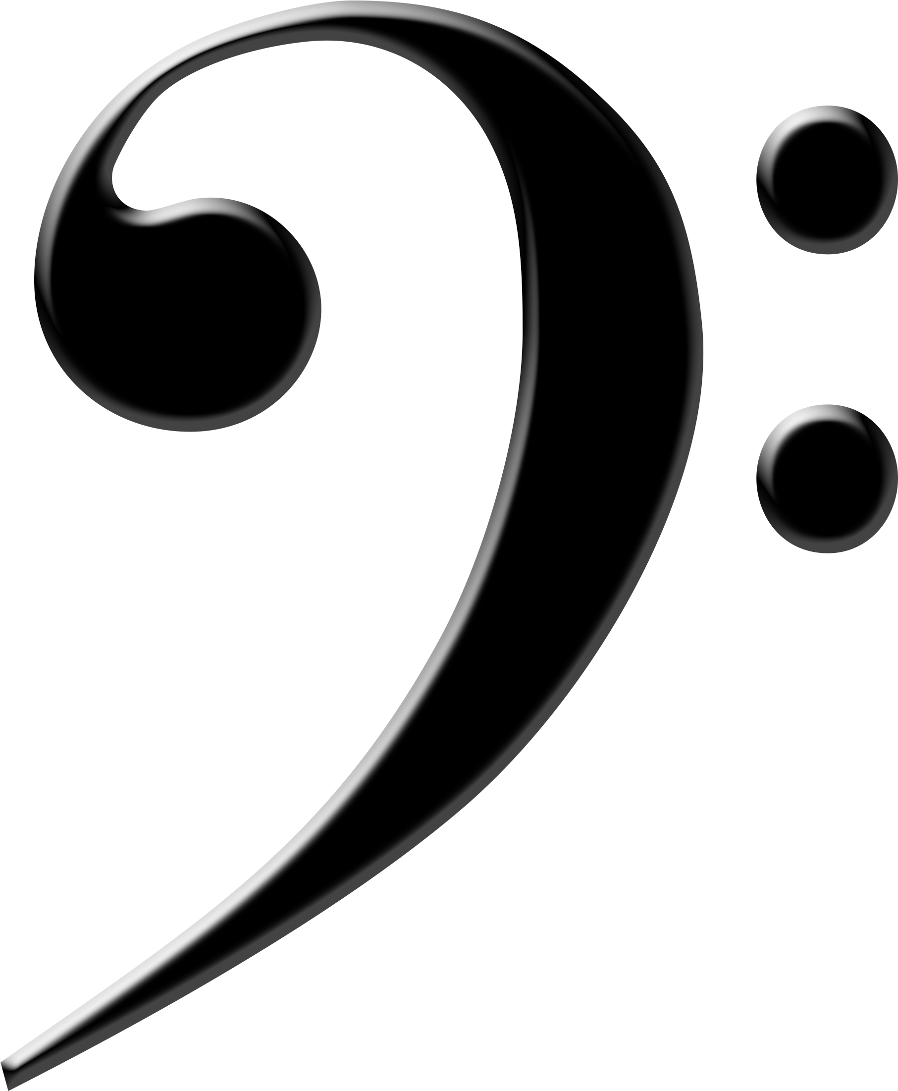 Bass Clef - G En F Sleutel (1920x2560)