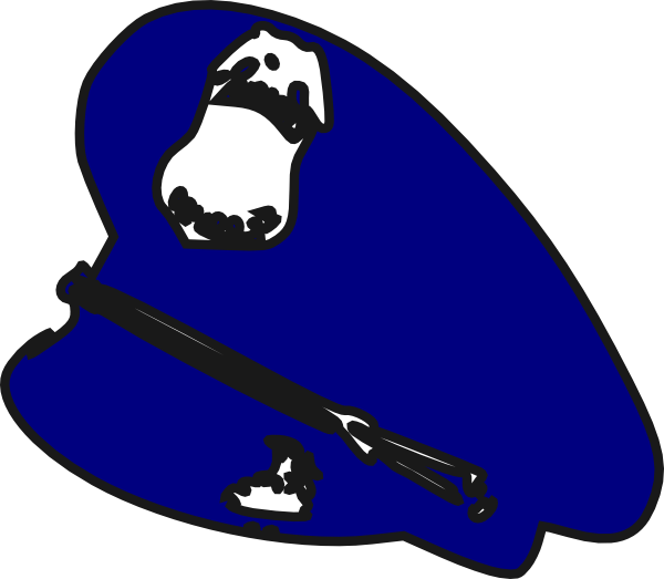 Police Hat Clip Art - Police Hat Clip Art (600x523)