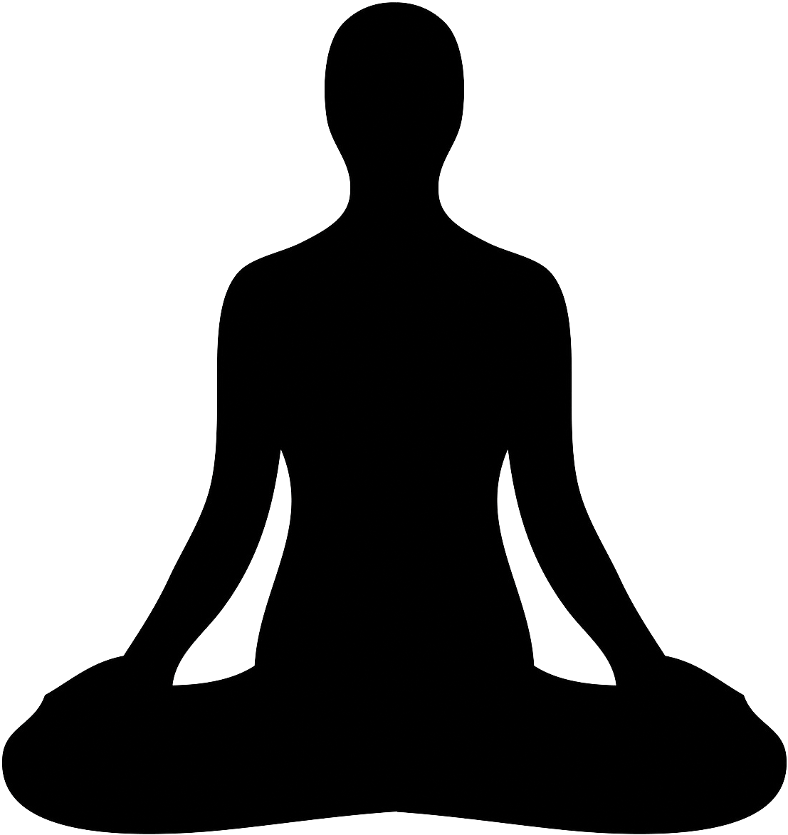 Meditation Clipart Icon - Meditate Clip Art (1280x1280)