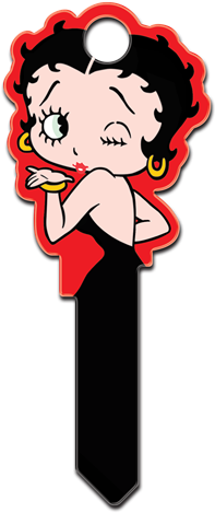 Classic Betty Boop Shape Key - Betty Boop Key (250x500)