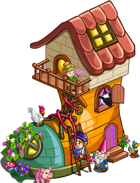 Farmville Boot House - Cartoon (520x628)