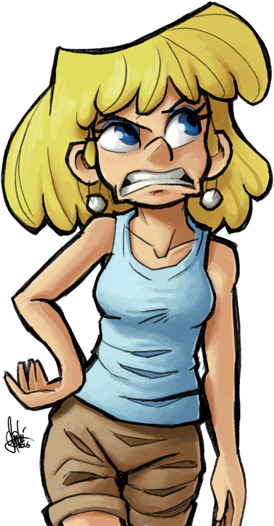 Lori Loud Leni Loud Cartoon Facial Expression Man Mammal - Lori Loud (408x750)
