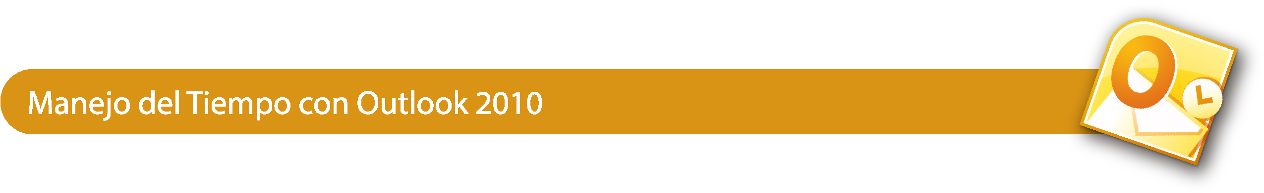 Cabeceras Outlook - Microsoft Outlook 2010 Icon (2625x416)