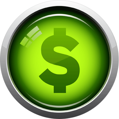 Outlook Graph Http - Dollar Sign Circle Green (392x392)