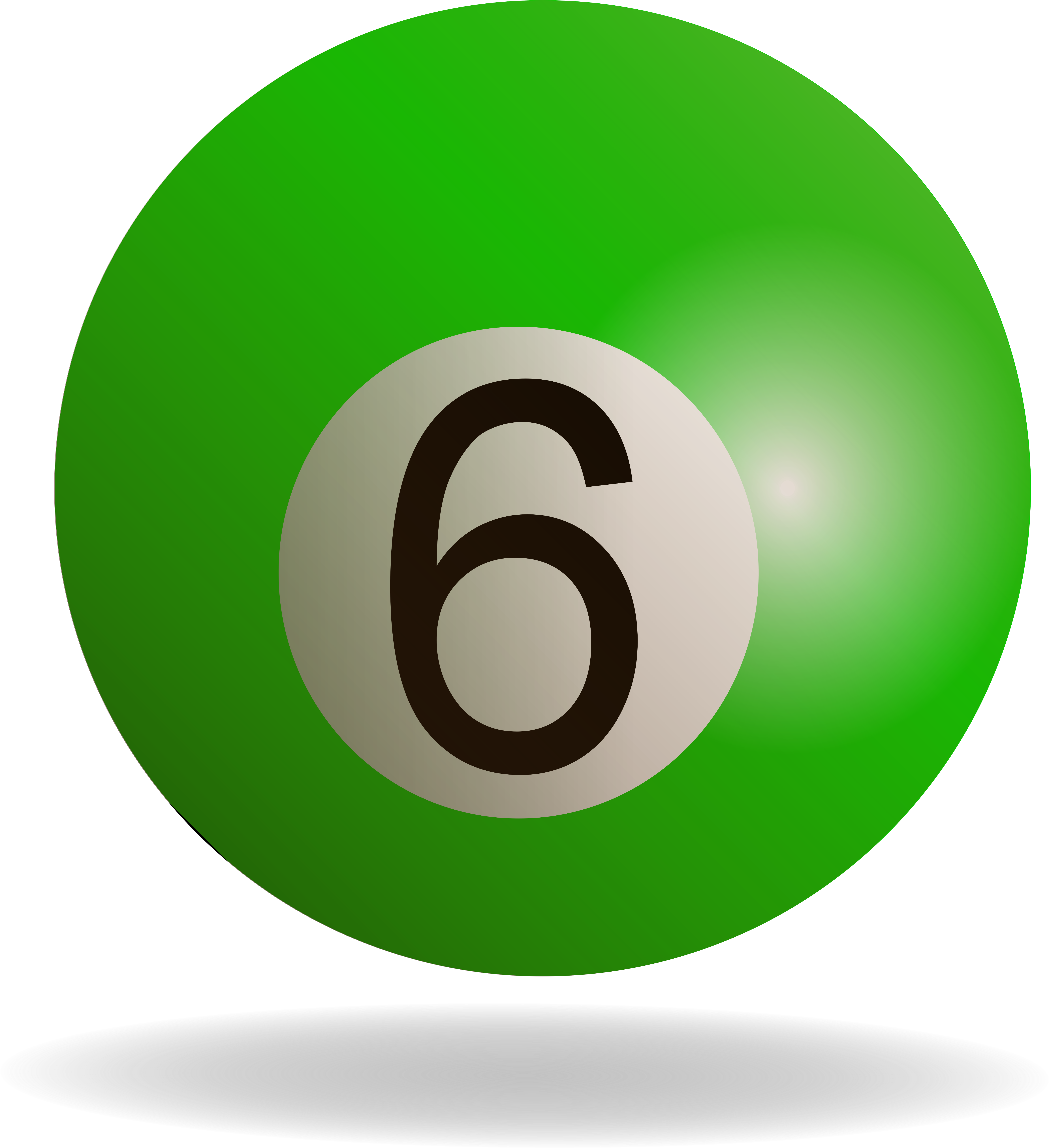 Billiard Balls Billiards Eight-ball - Portrait Of A Man (6434x6669)