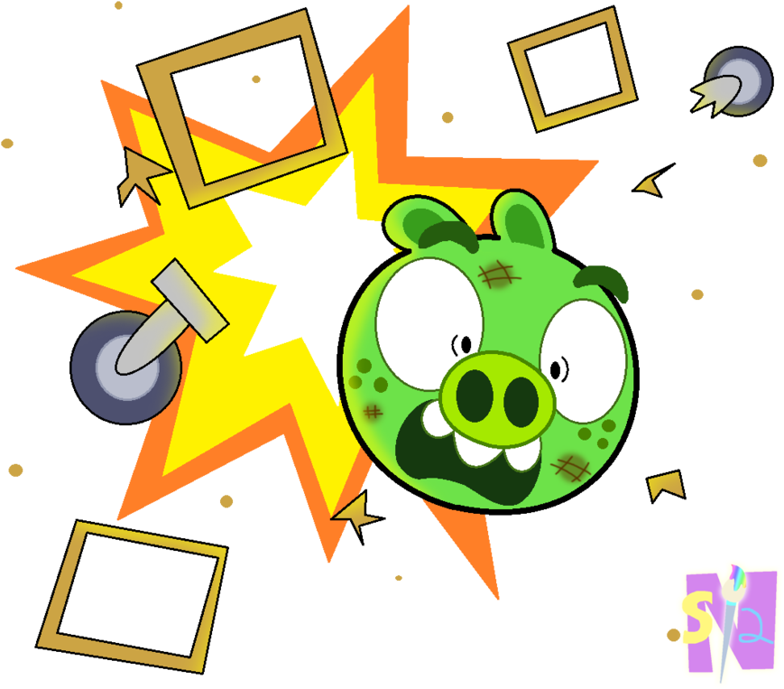 Bad Piggies Fan Art - Art (900x778)