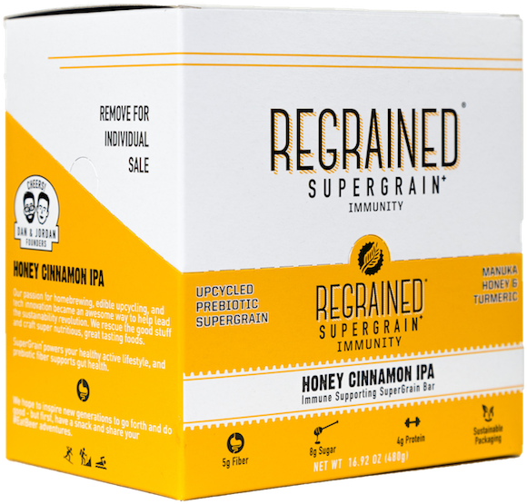 Honey Cinnamon Ipa <br> Immune Supporting Supergrain - Regrained Granola Box (1000x667)