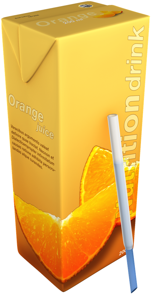 Loose Straws Box With Straw - Box (874x1240)