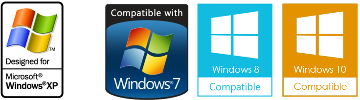 Windows Xp - Compatible With Windows Vista (790x216)